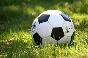 soccer ball on grass