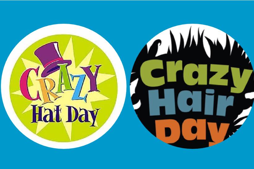 Wacky Hair/Hat Day - March 9