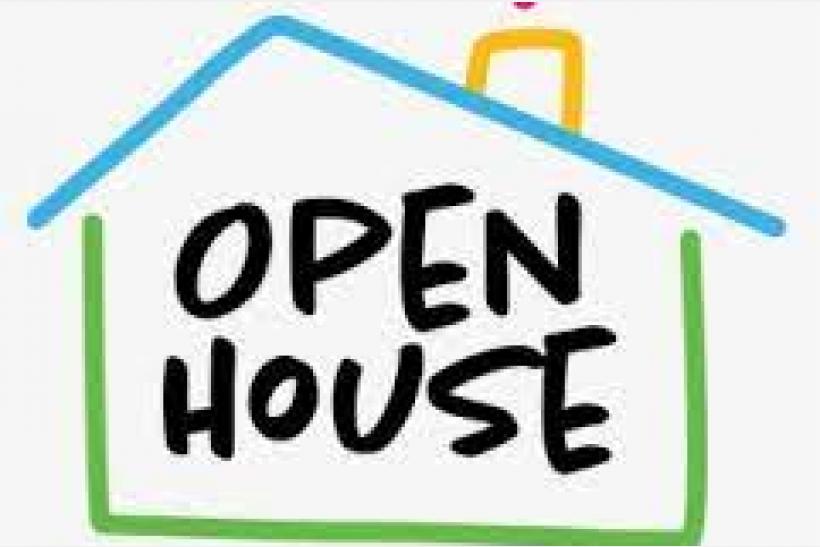 Drawing of open house